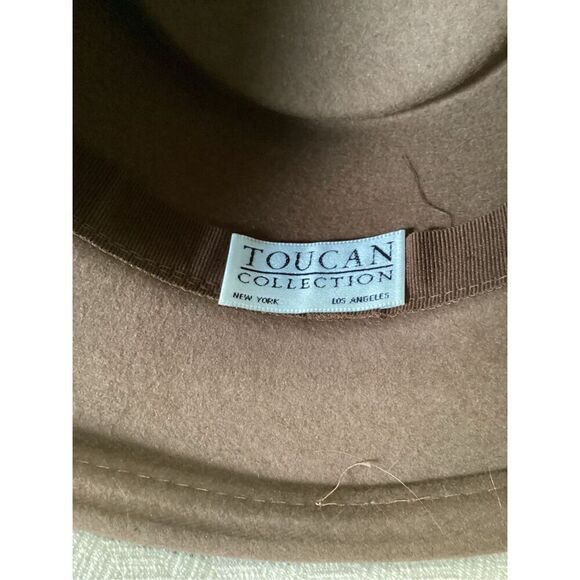 Women’s Toucan Collection Backbow Wool Felt Boater w/ Hat Box - Picture 6 of 11